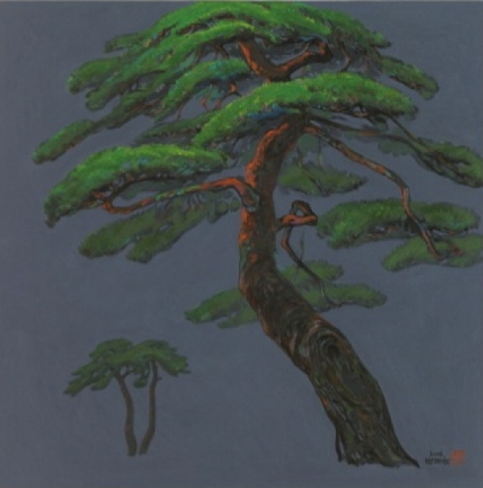 변재현-의연송 Resolute Ping 90.9×116.790.9n canvas 2024-사진제공 변재현 작가