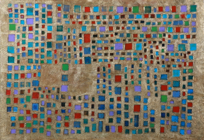 심성의 기호 Sign of the mentality Mixed Media 162X112cm 2015-사진제공 한가람미술관