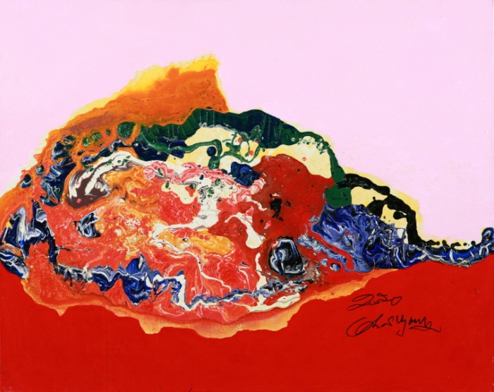 태양의교류 Solar Turbulence Mixed Media 65X92cm 2020-사진제공 한가람미술관