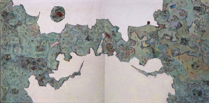 미래 Future Acrylic on Canvas Mixed Media 218X445cm 2001-사진제공 한가람미술관