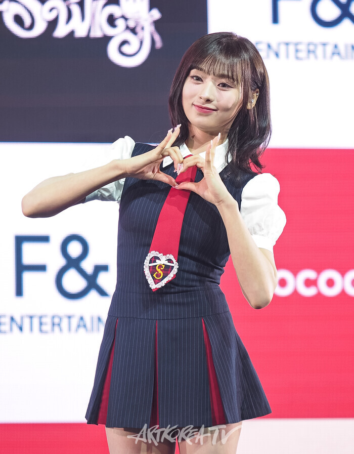 유니스 두 번째 미니앨범 '스위시'(SWICY) 발매 기념 쇼케이스(진현주) 2025.04.15 사진 ⓒ아트코리아방송 이용선 기자​