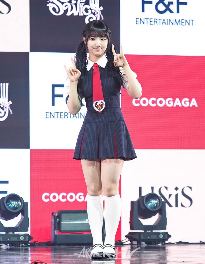 유니스 두 번째 미니앨범 '스위시'(SWICY) 발매 기념 쇼케이스(방윤하) 2025.04.15 사진 ⓒ아트코리아방송 이용선 기자​