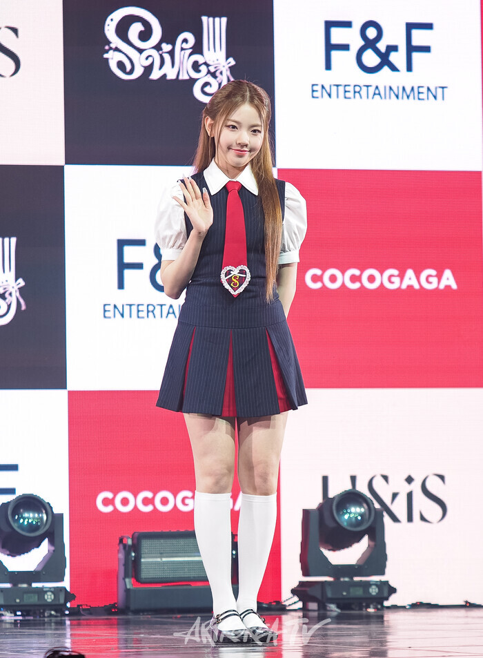 유니스 두 번째 미니앨범 '스위시'(SWICY) 발매 기념 쇼케이스(오윤아) 2025.04.15 사진 ⓒ아트코리아방송 이용선 기자​