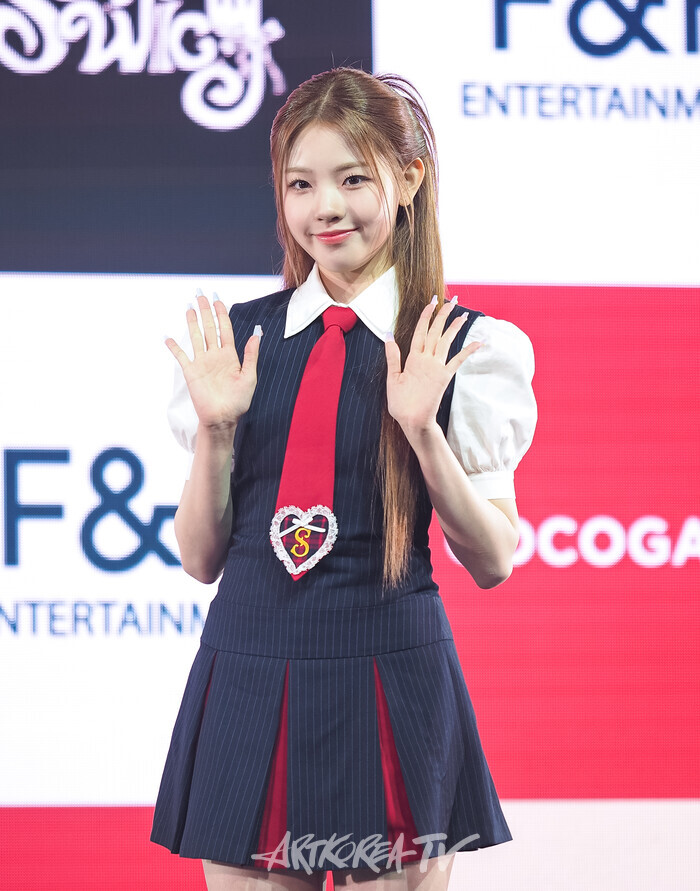 유니스 두 번째 미니앨범 '스위시'(SWICY) 발매 기념 쇼케이스(오윤아) 2025.04.15 사진 ⓒ아트코리아방송 이용선 기자​