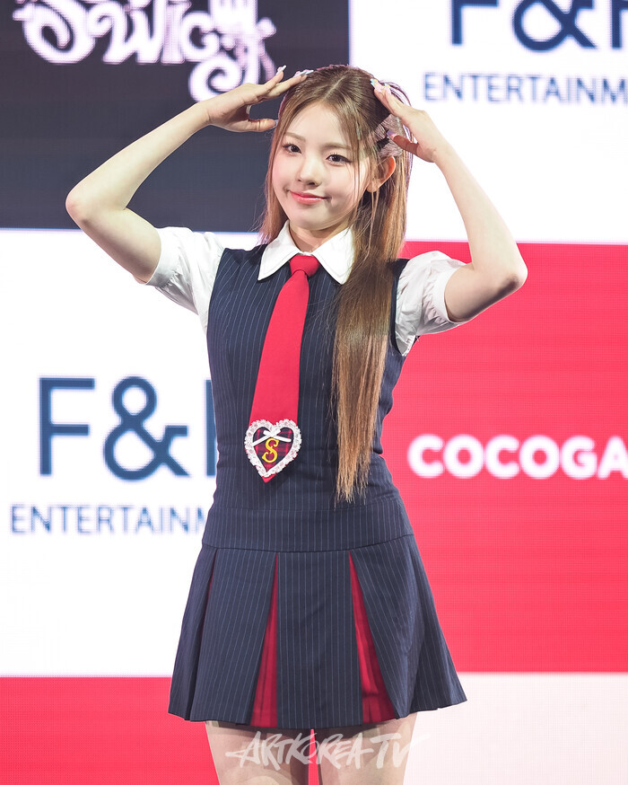 유니스 두 번째 미니앨범 '스위시'(SWICY) 발매 기념 쇼케이스(오윤아) 2025.04.15 사진 ⓒ아트코리아방송 이용선 기자​