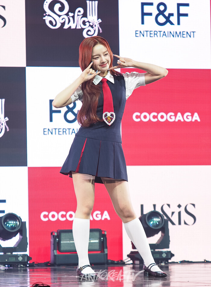 유니스 두 번째 미니앨범 '스위시'(SWICY) 발매 기념 쇼케이스(엘리시아) 2025.04.15 사진 ⓒ아트코리아방송 이용선 기자​