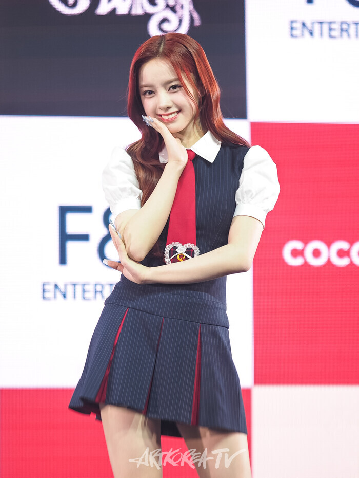 유니스 두 번째 미니앨범 '스위시'(SWICY) 발매 기념 쇼케이스(엘리시아) 2025.04.15 사진 ⓒ아트코리아방송 이용선 기자​