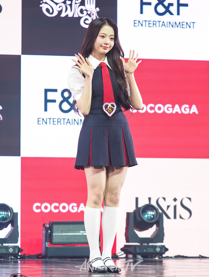 유니스 두 번째 미니앨범 '스위시'(SWICY) 발매 기념 쇼케이스(임서원) 2025.04.15 사진 ⓒ아트코리아방송 이용선 기자​