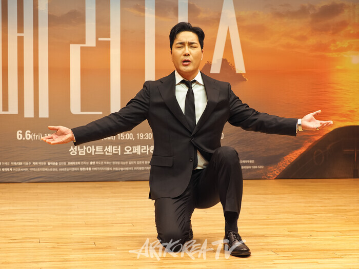 시네마틱 오페라 '메러디스' 제작발표회. 2025.04.15 사진 ⓒ아트코리아방송 이용선 기자​