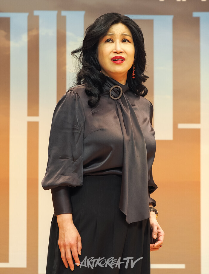 시네마틱 오페라 '메러디스' 제작발표회(소프라노 김민지). 2025.04.15 사진 ⓒ아트코리아방송 이용선 기자​