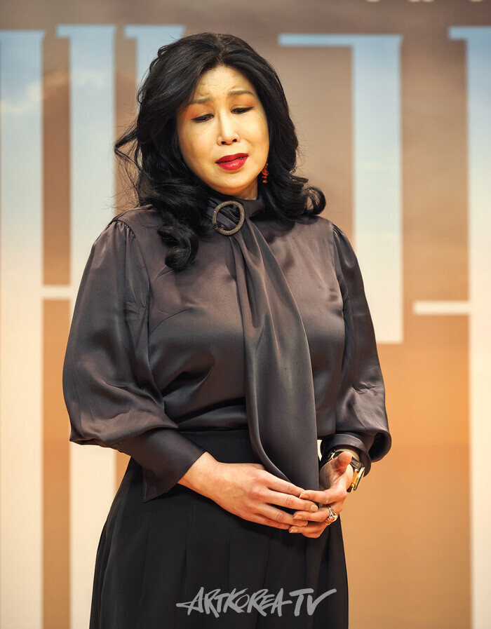 시네마틱 오페라 '메러디스' 제작발표회(소프라노 김민지). 2025.04.15 사진 ⓒ아트코리아방송 이용선 기자​