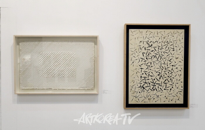 부산 추상미술의 1세대 작가 김홍석 작품-사진 김한정 기자