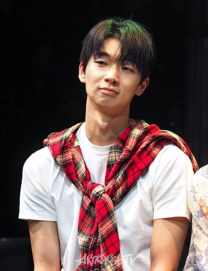 연극 '프라이드' 스페셜 장면 시연(올리버 역 김이준) 2025.04.18 사진 ⓒ아트코리아방송 이용선 기자​