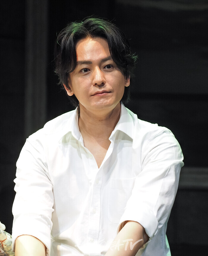 연극 '프라이드' 스페셜 장면 시연(필립 역 임주환) 2025.04.18 사진 ⓒ아트코리아방송 이용선 기자​