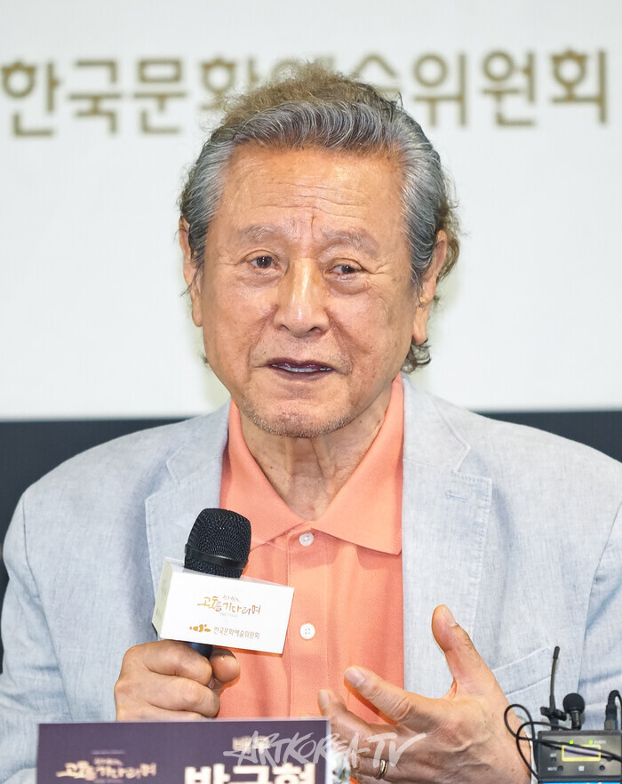 배우 신구·박근형의 '고도를 기다리며' X 한국문화예술위원회(아르코) 기자간담회(박근형) 2025.04.23 사진 ⓒ아트코리아방송 이용선 기자