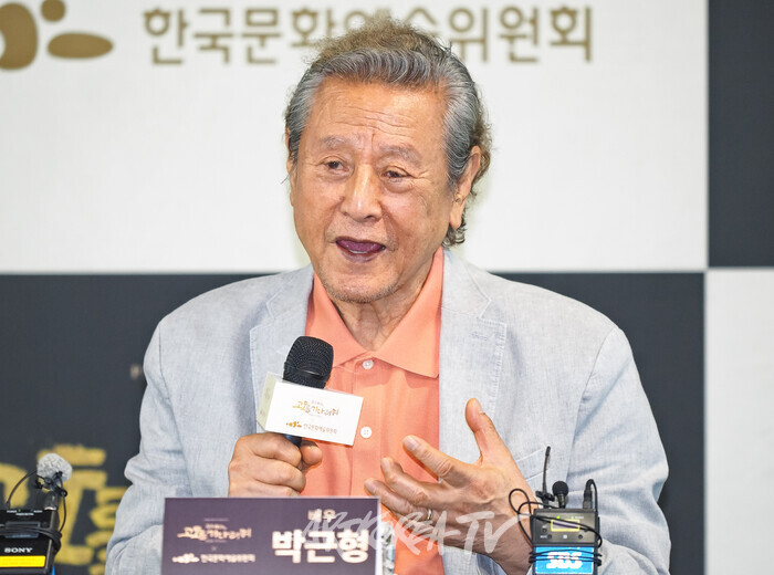 배우 신구·박근형의 '고도를 기다리며' X 한국문화예술위원회(아르코) 기자간담회(박근형) 2025.04.23 사진 ⓒ아트코리아방송 이용선 기자