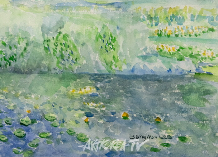 이방원 작가 제19회 개인전, '해바라기와 자연이 전하는 예술의 위로'-사진 김한정 기자