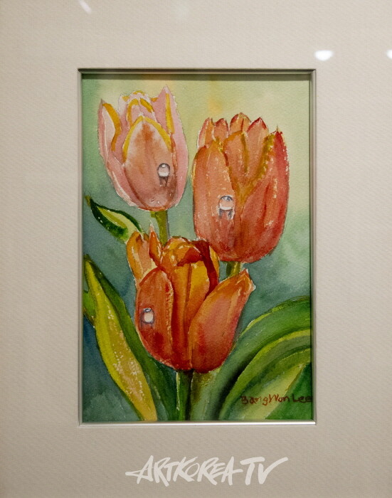 이방원 작가 제19회 개인전, '해바라기와 자연이 전하는 예술의 위로'-사진 김한정 기자