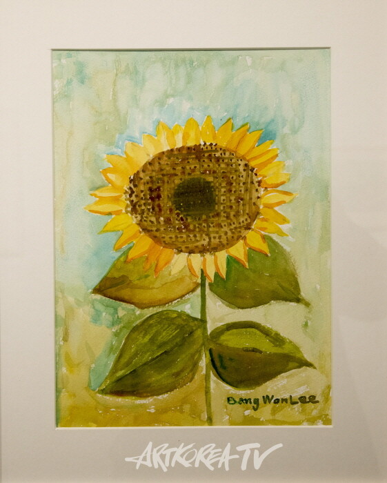 이방원 작가 제19회 개인전, '해바라기와 자연이 전하는 예술의 위로'-사진 김한정 기자