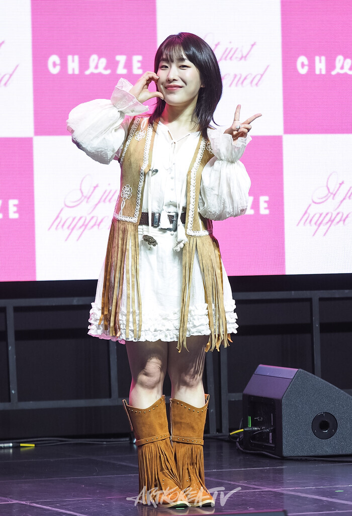 가수 치즈(CHEEZE)(멤버 달총) 정규 2집 '잇 저스트 해픈드'(It just happened) 발매 기념 쇼케이스. 2025.04.24 사진 ⓒ아트코리아방송 이용선 기자