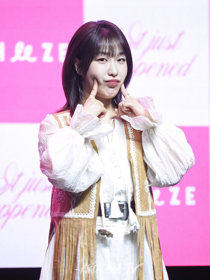 가수 치즈(CHEEZE)(멤버 달총) 정규 2집 '잇 저스트 해픈드'(It just happened) 발매 기념 쇼케이스. 2025.04.24 사진 ⓒ아트코리아방송 이용선 기자