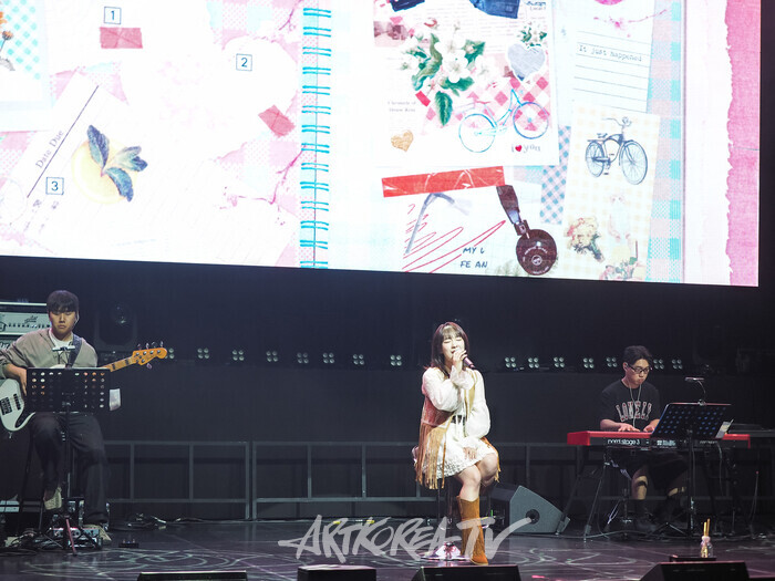 가수 치즈(CHEEZE)(멤버 달총) 정규 2집 '잇 저스트 해픈드'(It just happened) 발매 기념 쇼케이스. 2025.04.24 사진 ⓒ아트코리아방송 이용선 기자