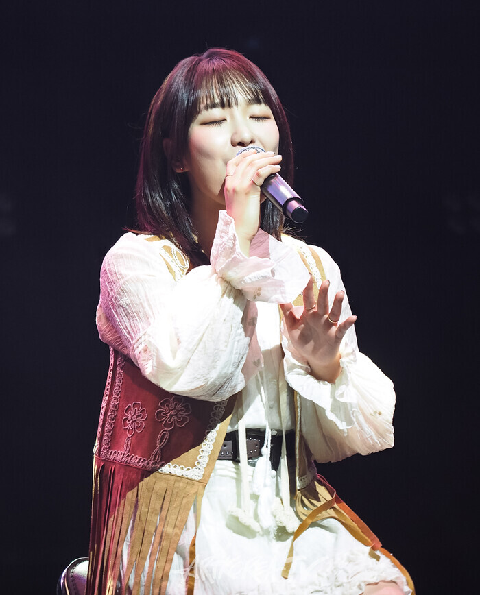 가수 치즈(CHEEZE)(멤버 달총) 정규 2집 '잇 저스트 해픈드'(It just happened) 발매 기념 쇼케이스. 2025.04.24 사진 ⓒ아트코리아방송 이용선 기자