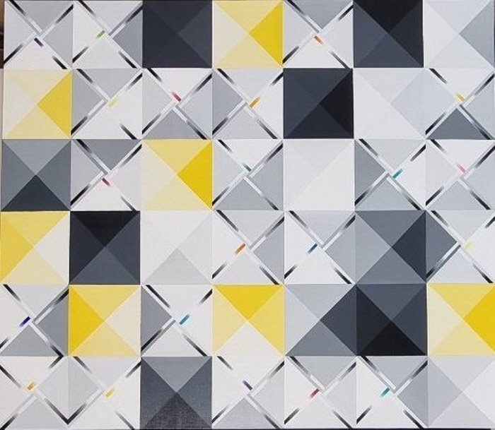 No_20240804 Op.51童心 Pattern 2. YellowSize 105cm X 91cmAcrylic on Canvas-사진제공 오혜영 작가