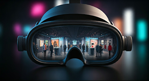 미래는 우리 눈 앞에 열리게 된다. (생성형AI이미지로 만들어본 디지털 VR미술관)