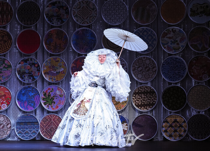 안은미컴퍼니 신작 '동방미래특급' 프레스콜. 2025.04.30 사진 ⓒ아트코리아방송 이용선 기자