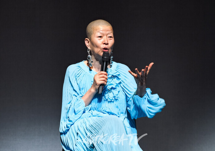 안은미컴퍼니 신작 '동방미래특급' 프레스콜. 2025.04.30 사진 ⓒ아트코리아방송 이용선 기자