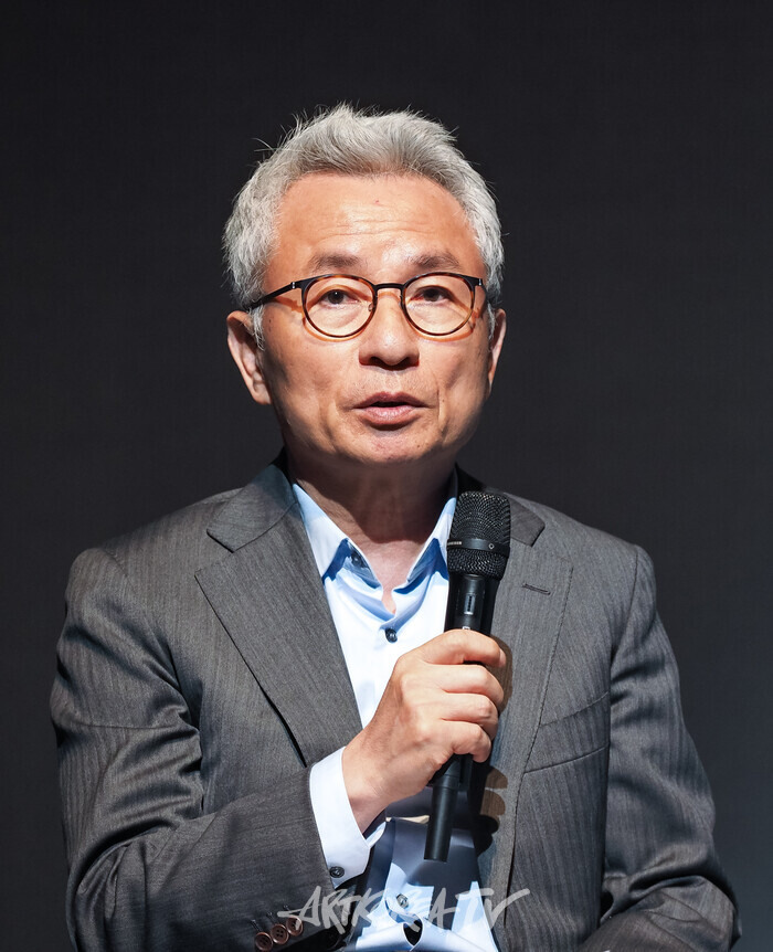 안은미컴퍼니 신작 '동방미래특급' 프레스콜 및 기자간담회(안호상 세종문화회관 사장). 2025.04.30 사진 ⓒ아트코리아방송 이용선 기자