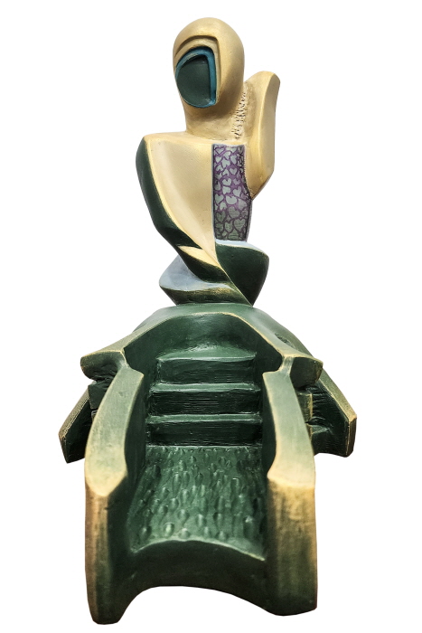 숲 속 지킴이, FRF에 채색 21x35x36cm 2023년 작-사진제공 이진자 작가