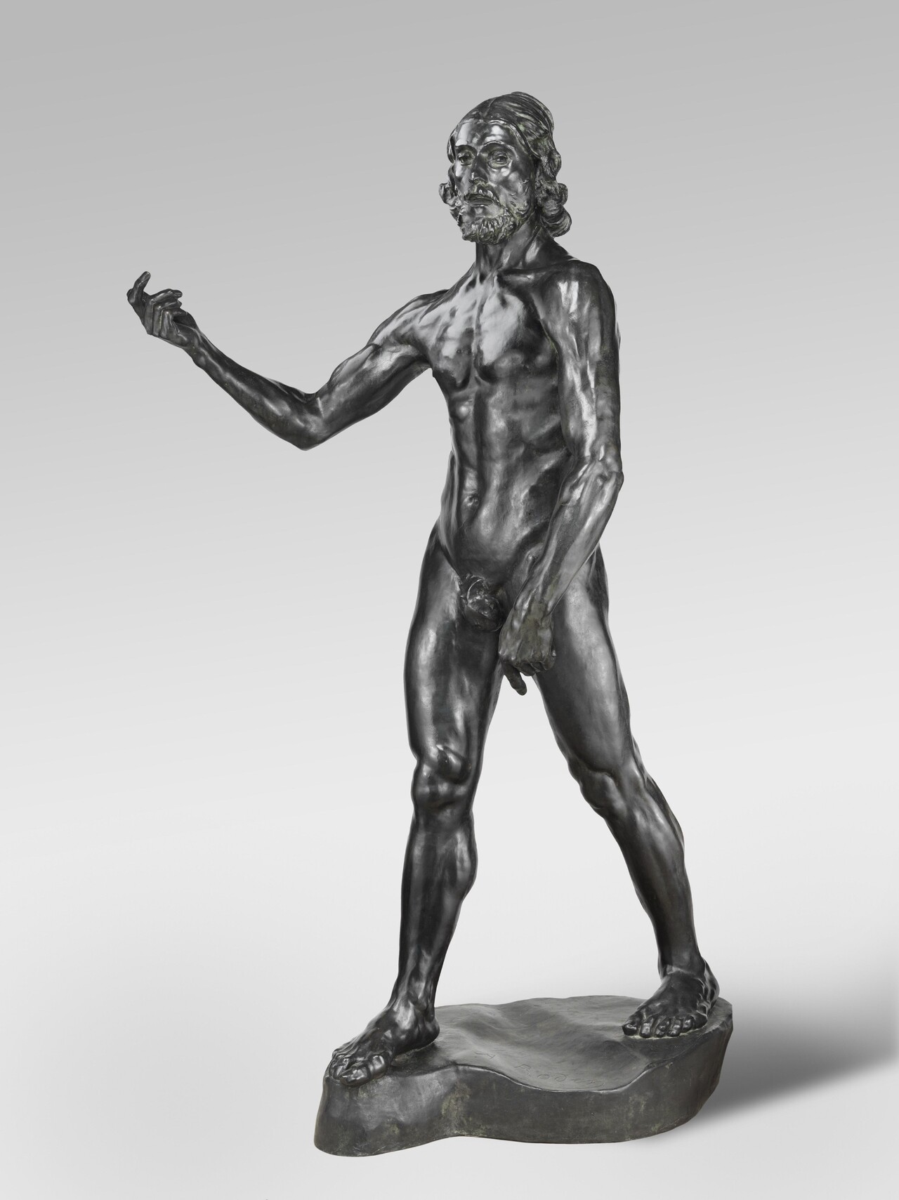 설교하는 세례자 요한, 1878-1880년 모델 제작, 1925년 캐스팅, (200.7 × 55.2 × 97.8cm) 오귀스트 로댕, 프랑스, 