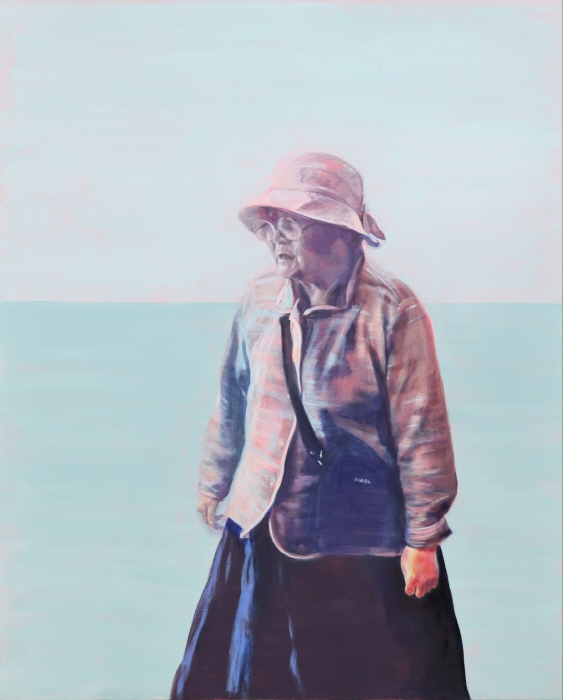 바다앞에서 162.2x130.3cm Oiloncanvas 2025-사진제공 손미량 작가