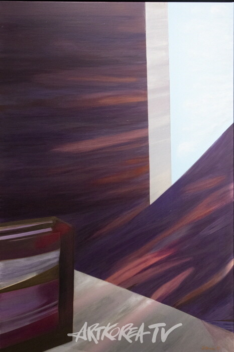 스토니강-마그리트의 창 Acrylic on canvas 91×60.6cm 2025-사진 김한정 기자