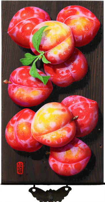 물아(物我) 18.2x35,5 Oil on wood 2025-사진 갤러리 나우 제공