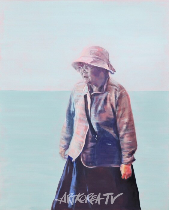바다앞에서 162.2x130.3cm Oiloncanvas 2025-사진 김한정 기자