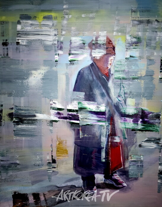 손미량-아파트 담벼락 앞 162.2×130.3cm oil on canvas 2025-사진 김한정 기자