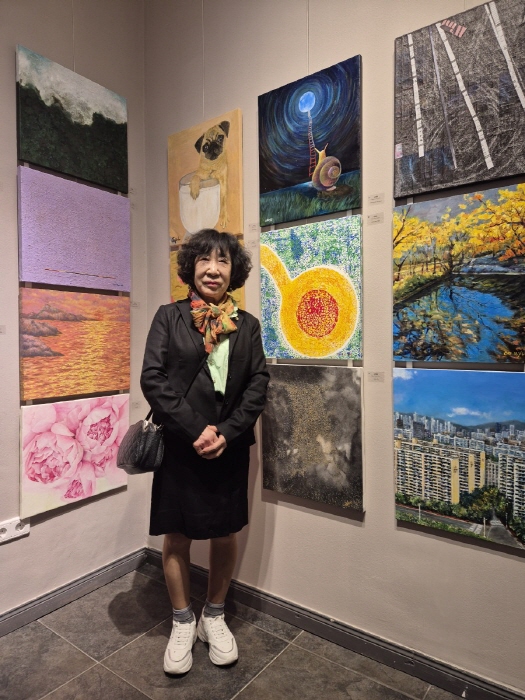 안복순 화백, 베를린에서 개인전 개막… “은유의 의미-색채로 존재를 말하다”