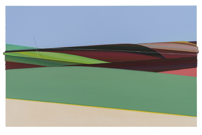 감정의 온도(ES-20240214), Acrylic on canvas, 73x120.7cm, 2025-사진제공 히든엠 갤러리