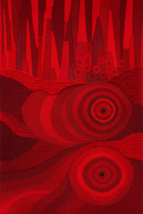 Lowa Kim, 506896, 2025, Yarn, 125x960cm(부분 확대컷)(1)-사진 중정갤러리 제공