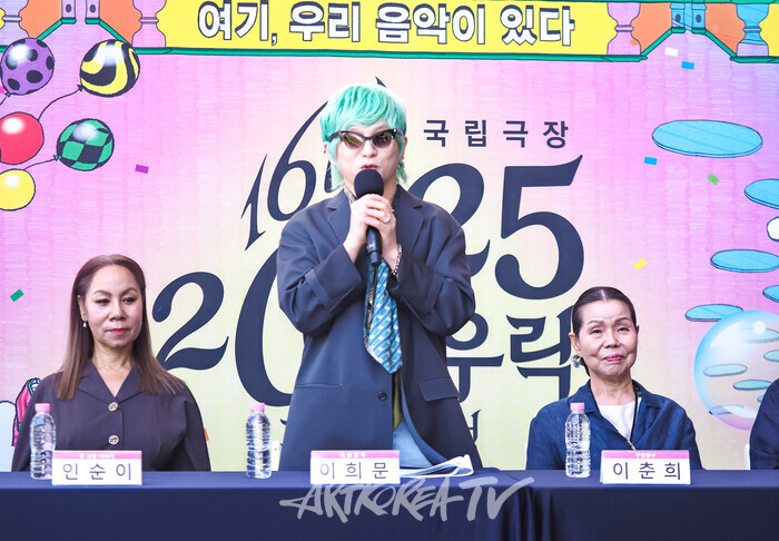 '2025 여우락페스티벌'기자간담회(이희문 예술감독). 2025.06.11 사진 ⓒ아트코리아방송 이용선 기자​