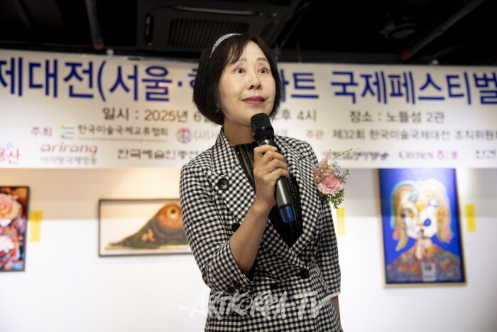오화랑 한국글로벌회장 축사-사진 김한정 기자