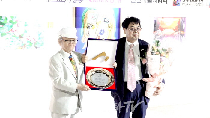 서울한강고미술 그랑프리상-장민호 대회장-사진 김한정 기자