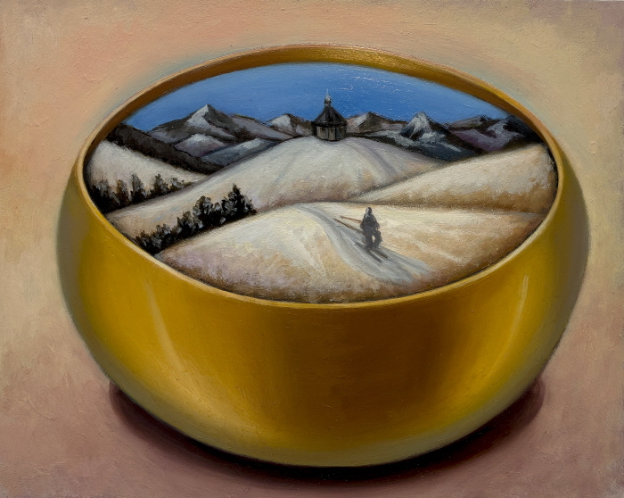 놋그릇-Wallberg  2025, 24×30cm 나무판에 유화 -사진제공 김소진 작가