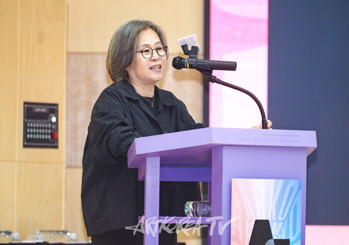 아르코 썸 페스타(ARKO SUM FESTA) 기자간담회(송승은 총괄PM) 2025.06.23 사진 ⓒ아트코리아방송 이용선 기자​