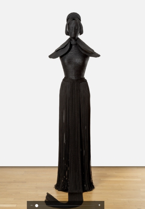 조각품, 청동, 밧줄 및 실 - 수제 183 x 60 x 50cm (72 x 23.6 x 19.7인치)-사진 잔 비시리얼