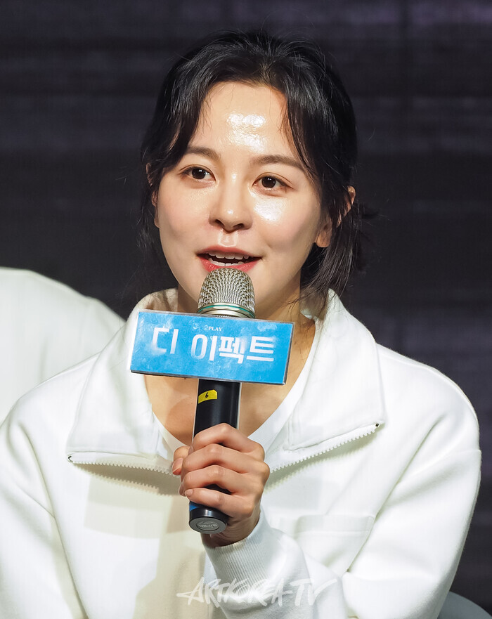 연극 '디 이펙트' 프레스콜(김주연) 2025.06.19 사진 ⓒ아트코리아방송 이용선 기자​