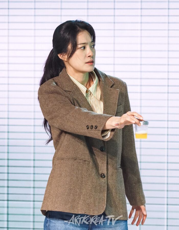 연극 '디 이펙트' 프레스콜(옥자연) 2025.06.19 사진 ⓒ아트코리아방송 이용선 기자​